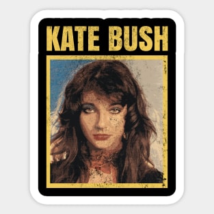 Ratro Kate Bush Sticker